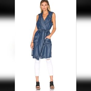 Sanctuary Mari Sleeveless Chambray Duster